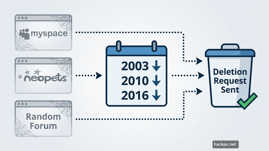 Forgotten MySpace, Neopets, and forum accounts deleted after years dormant