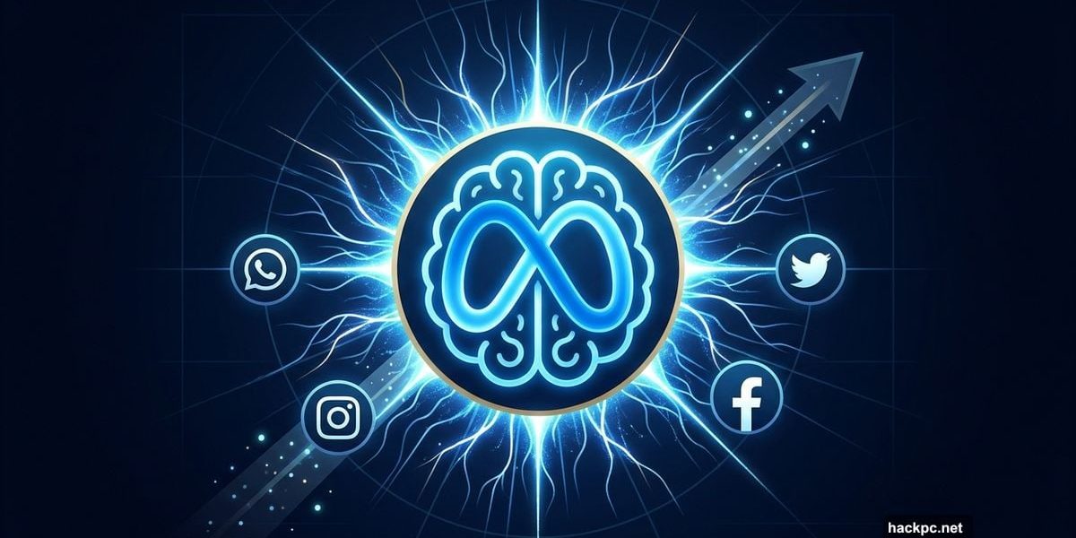 Meta superintelligence brain logo launching new Muse Spark AI model