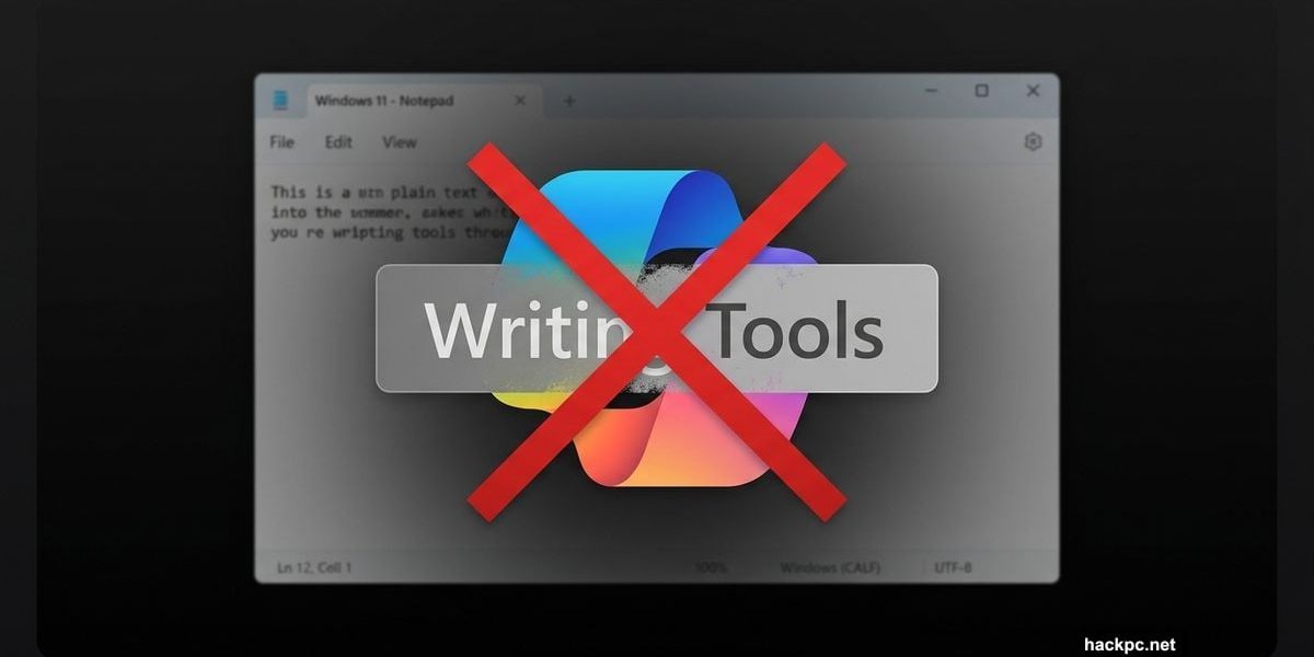 Microsoft Copilot logo fading away replaced by neutral Windows branding