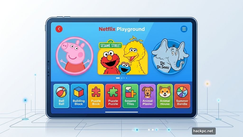 Netflix Playground app launches with eight ad-free kids game titles