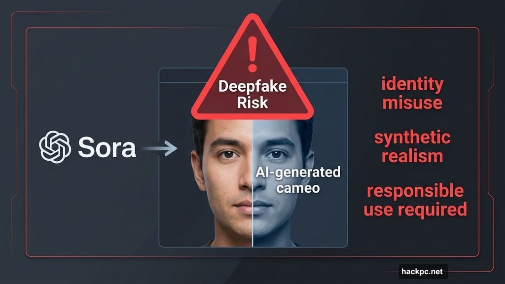 Sora cameo feature raises deepfake concerns around synthetic realism