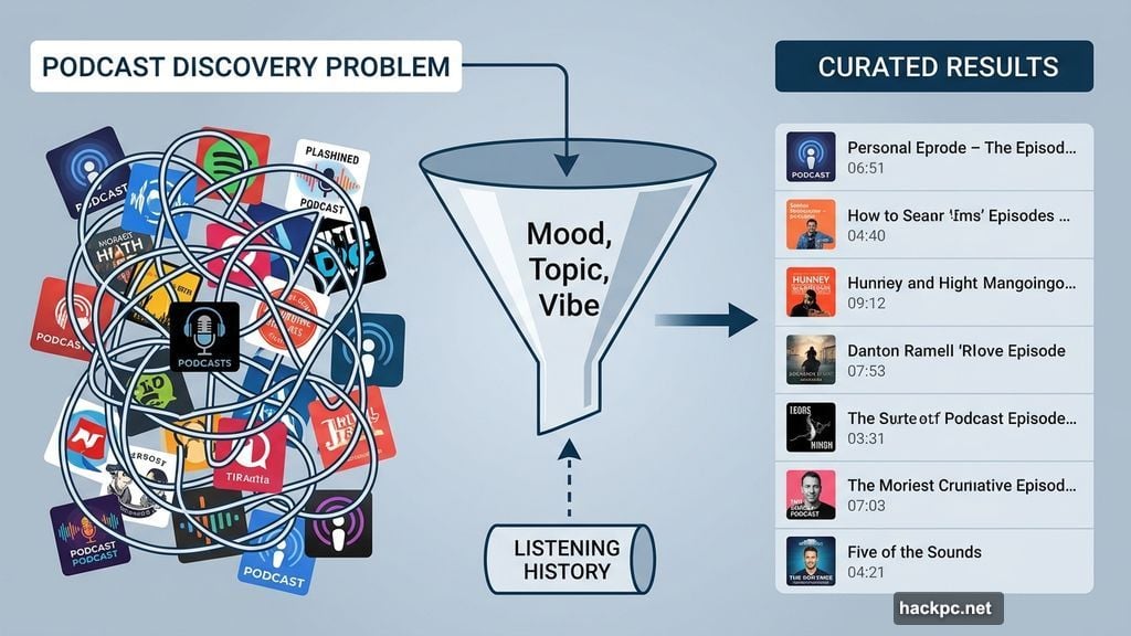 AI interprets mood and vibe prompt using Spotify listening history