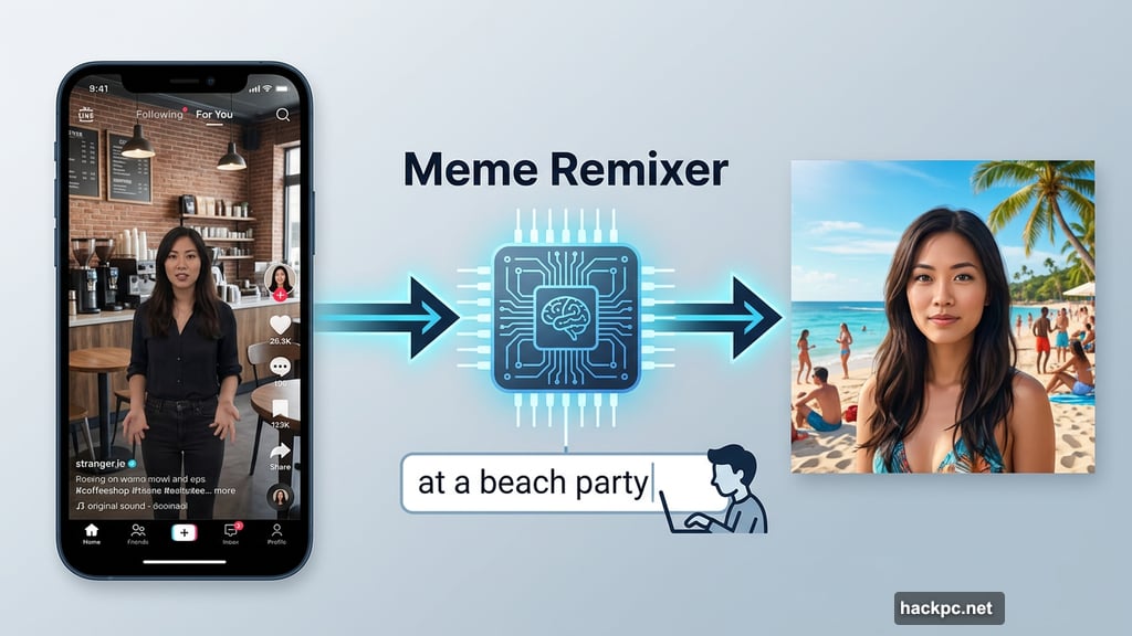 TikTok meme remixer lets strangers generate AI images of your likeness